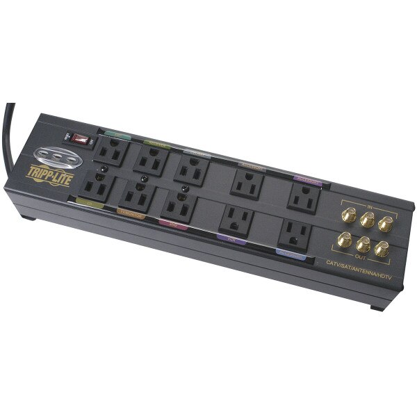 Tripp Lite HT10DBS Home Theater Surge Suppressor